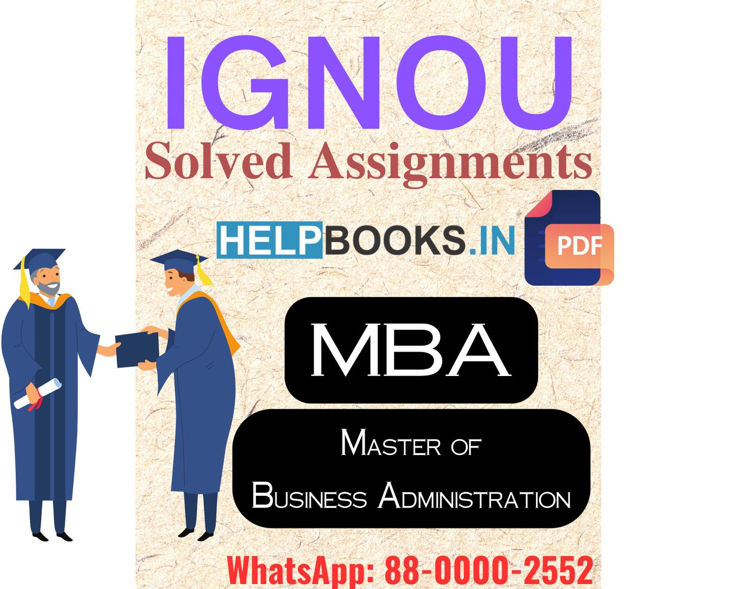 Latest 2023-2024 Session IGNOU Master of Business Administration (MBA-OLD Course) Solved Assignment Support