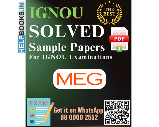 IGNOU Master of Arts (English) (MEG) | Solved Sample Papers PDF for Exams