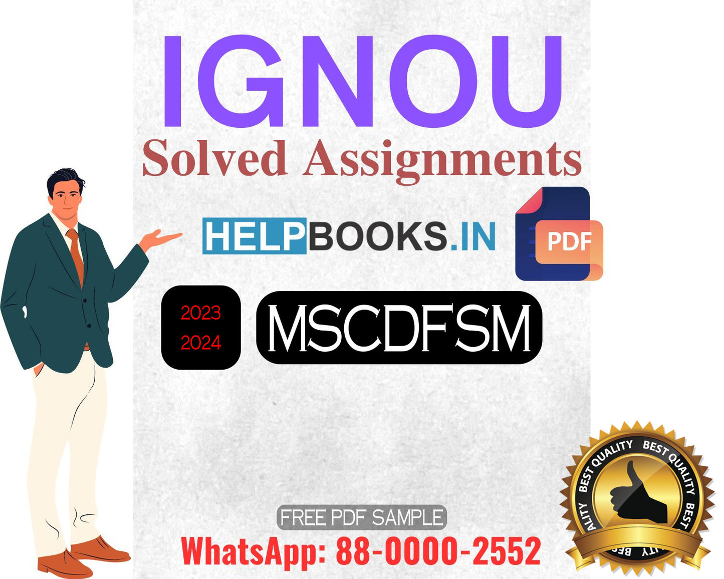 IGNOU Master's Degree Programme Latest IGNOU Solved Assignment 2023-24 : MSCDFSM Master of Science Food Nutrition Solved Assignments