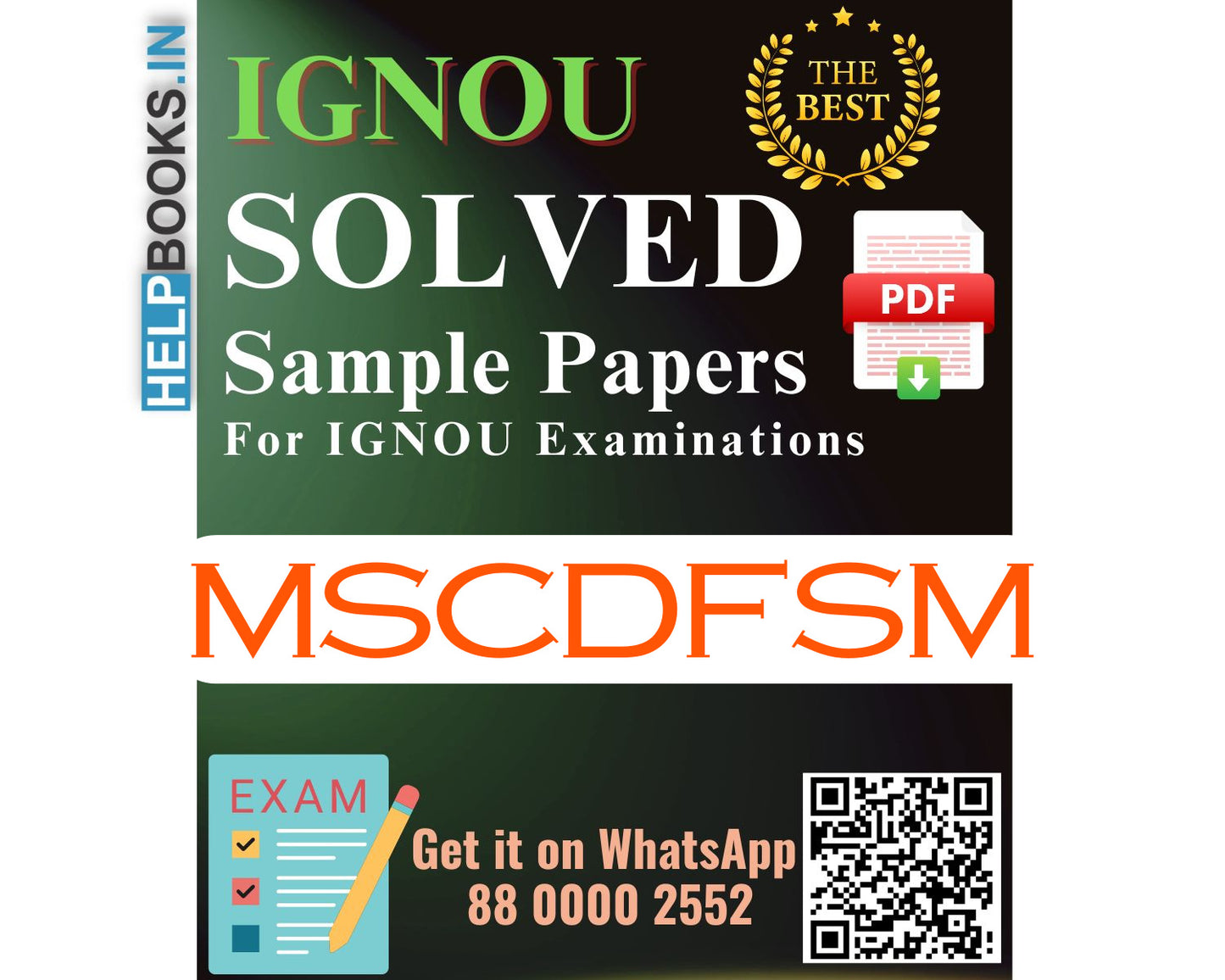 IGNOU Master of Science (Food Nutrition) (MSCDFSM) | Solved Sample Papers for Exams