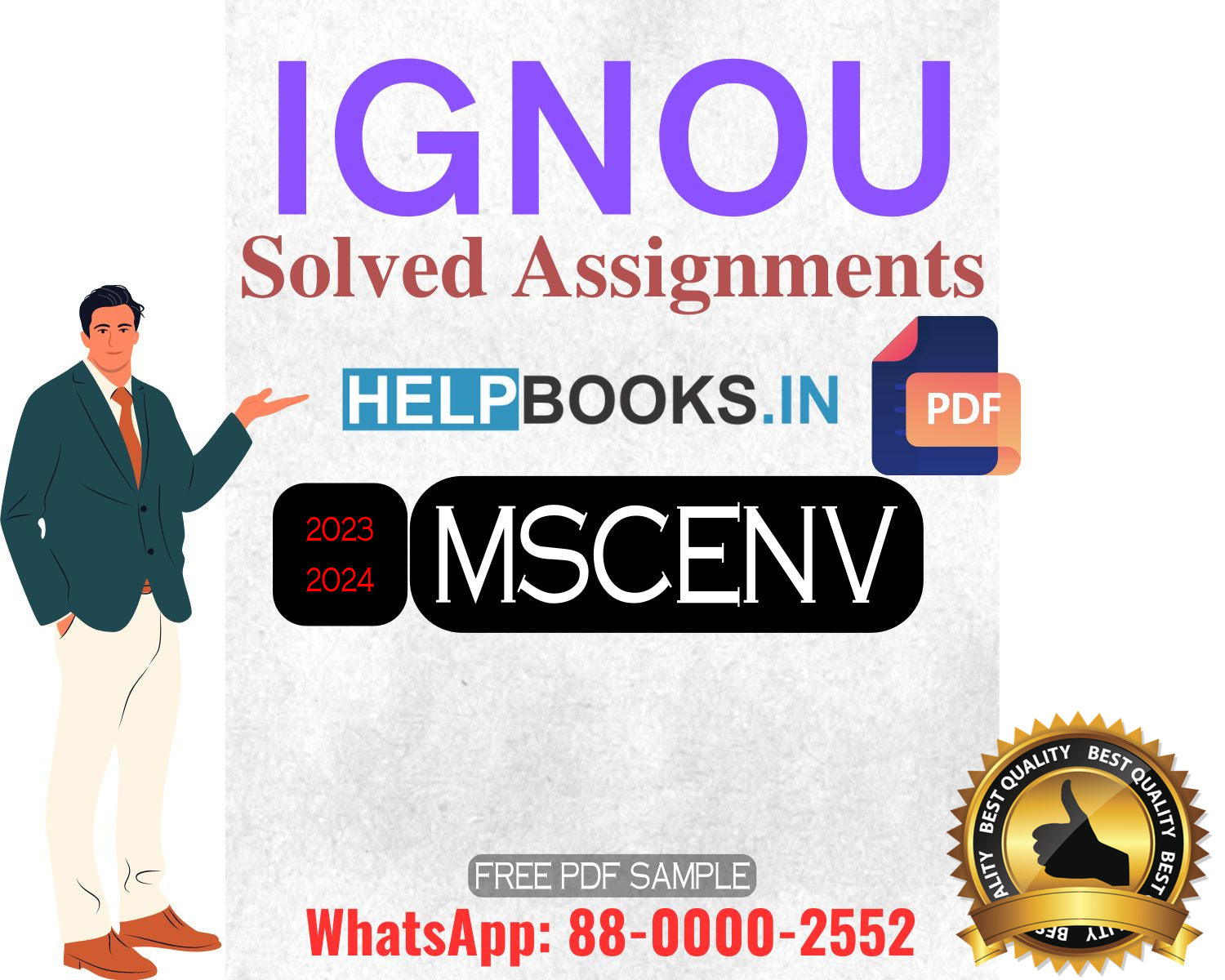 mscenv ignou assignment question paper