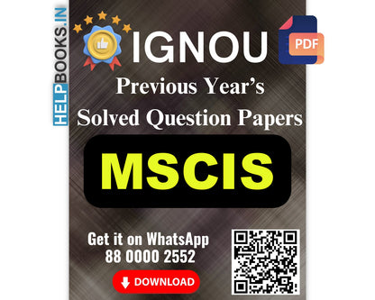 IGNOU MSCIS Previous Years Solved Papers-MSc Information Security Exam Notes
