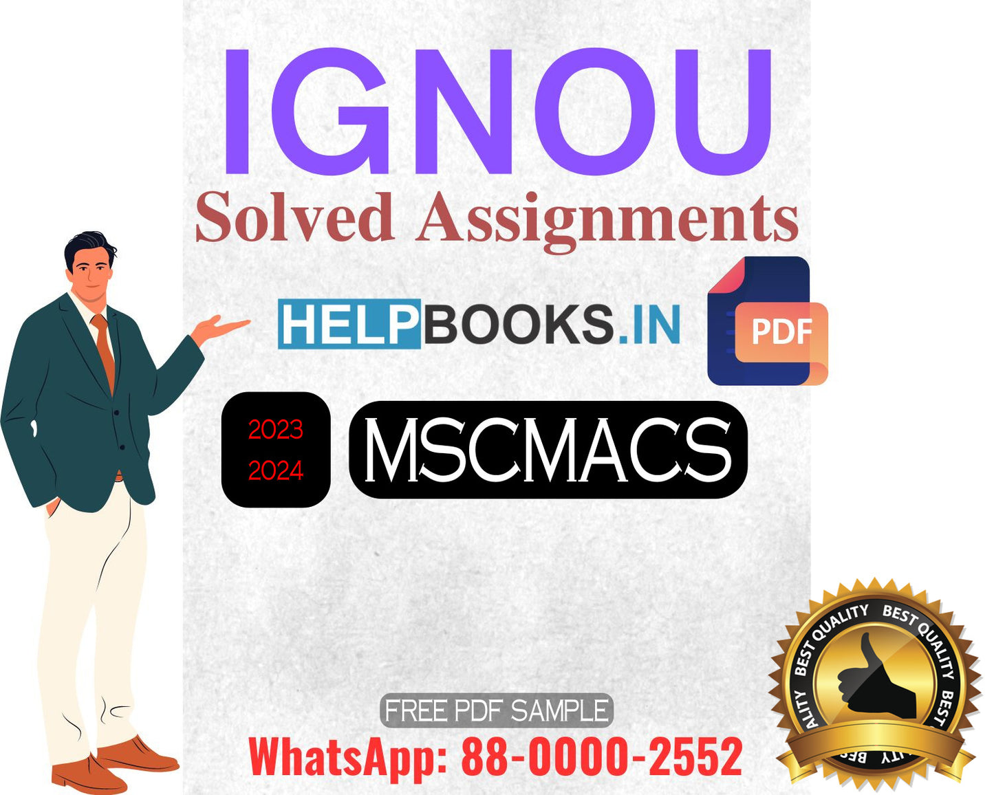 IGNOU Master's Degree Programme Latest IGNOU Solved Assignment 2023-24 : MSCMACS Master of Science Mathematics with Application in Computer Science Solved Assignments