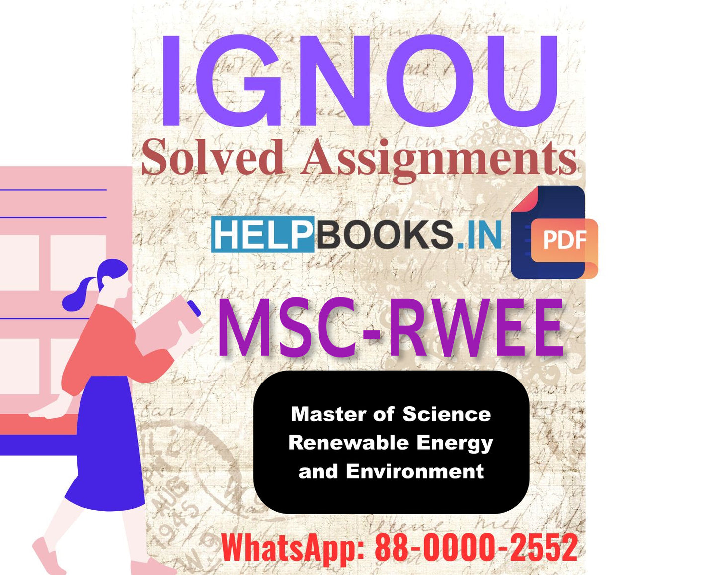 Master of Science (Renewable Energy and Environment) (MSCRWEE) Solved Assignments 2023-24