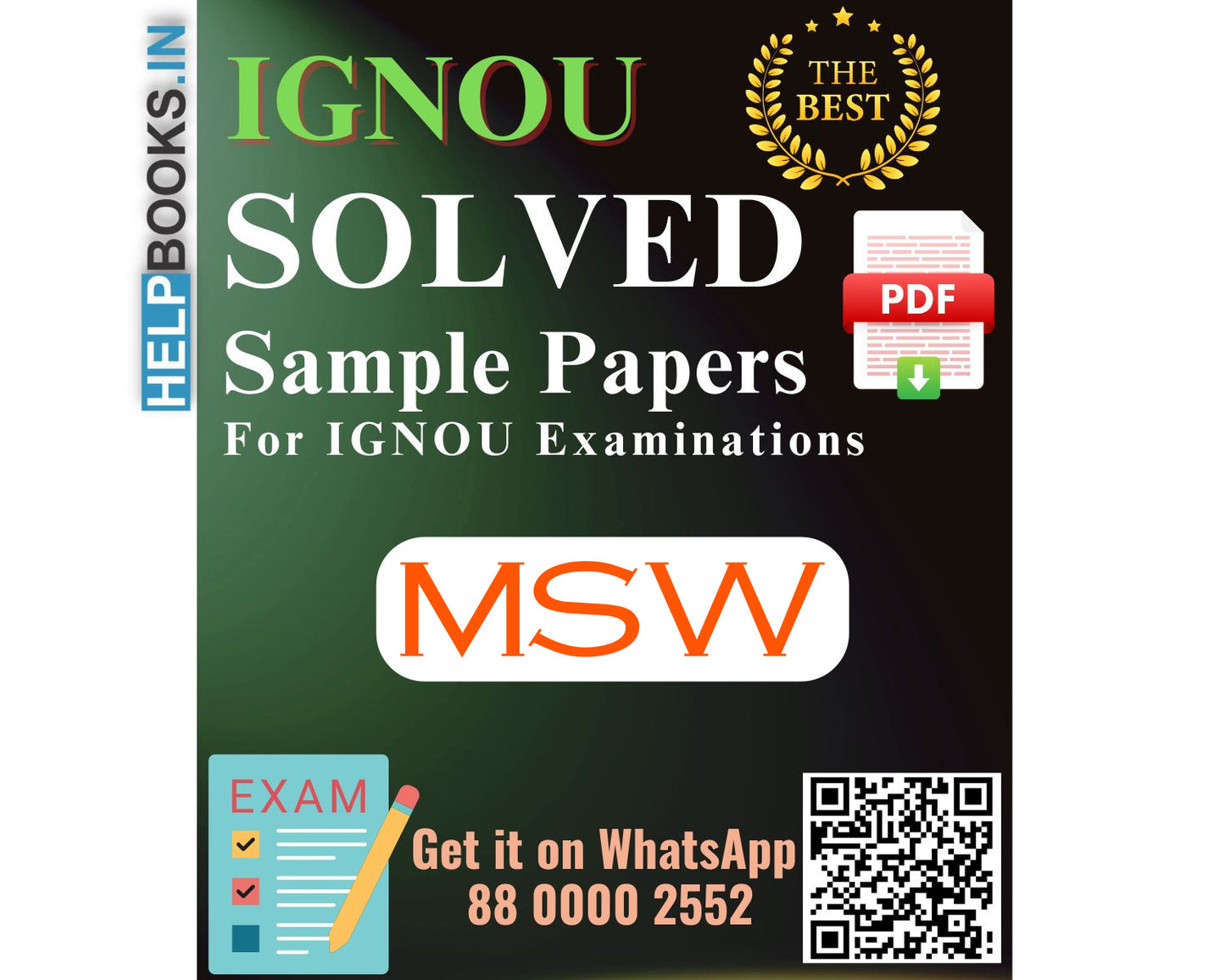 IGNOU Master of Social Work (MSW) | Solved Sample Papers for Exams