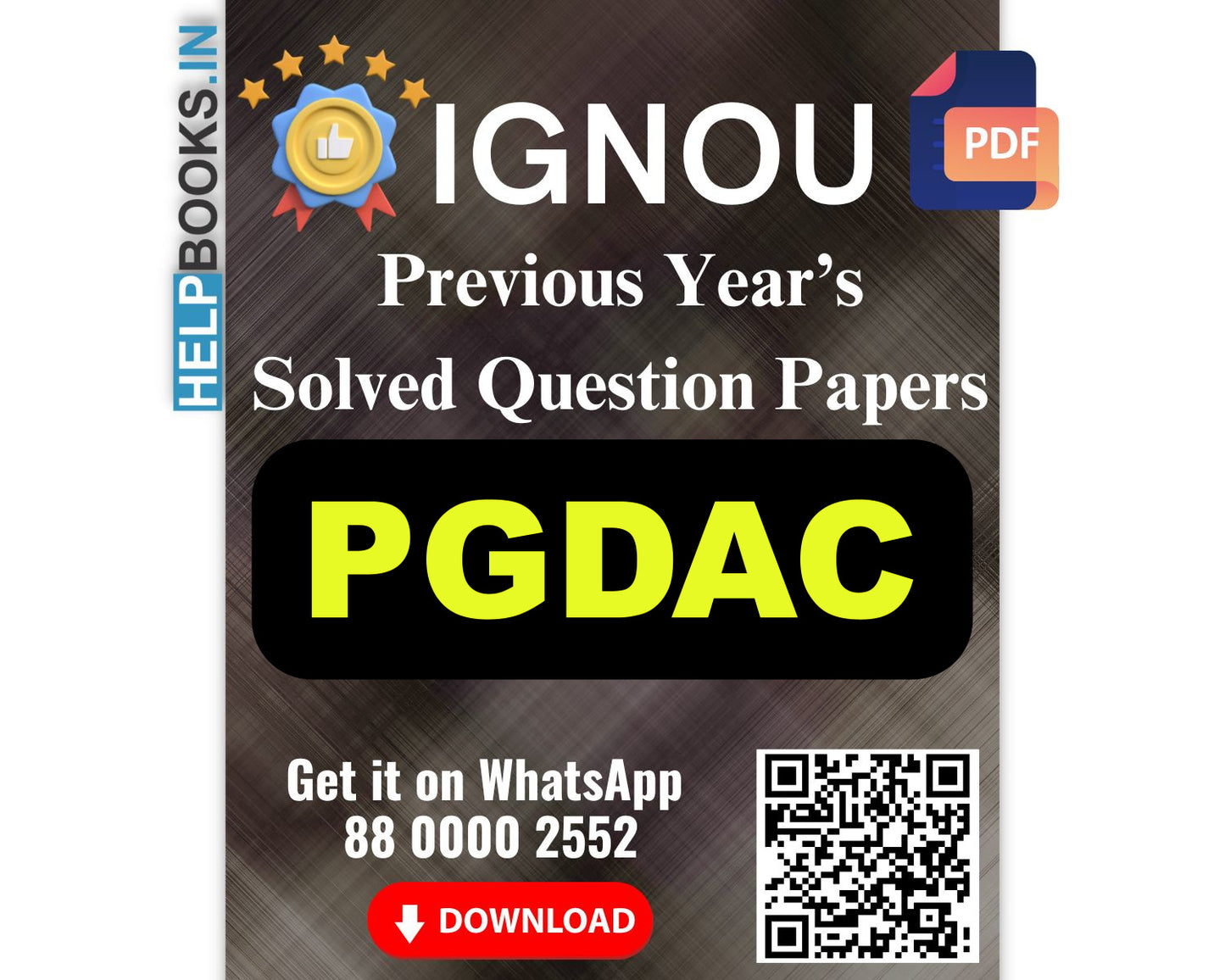 IGNOU Post Graduate Diploma in Analytical Chemistry (PGDAC)- 5 Previous Years Solved IGNOU Question Papers for 2023 Examinations