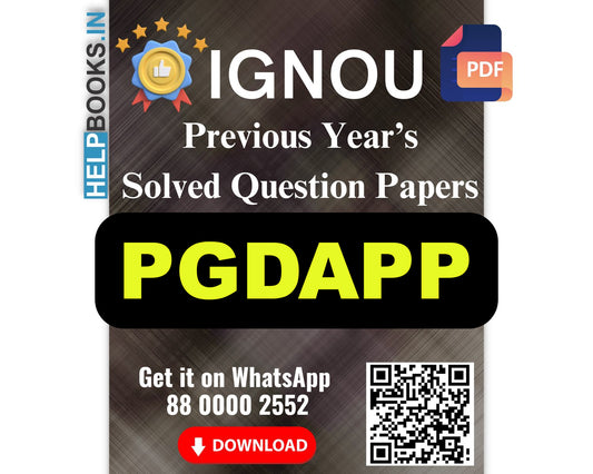 IGNOU Post Graduate Diploma in Audio Programme Production (PGDAPP)- 5 Previous Years Solved IGNOU Question Papers for 2024 Examinations