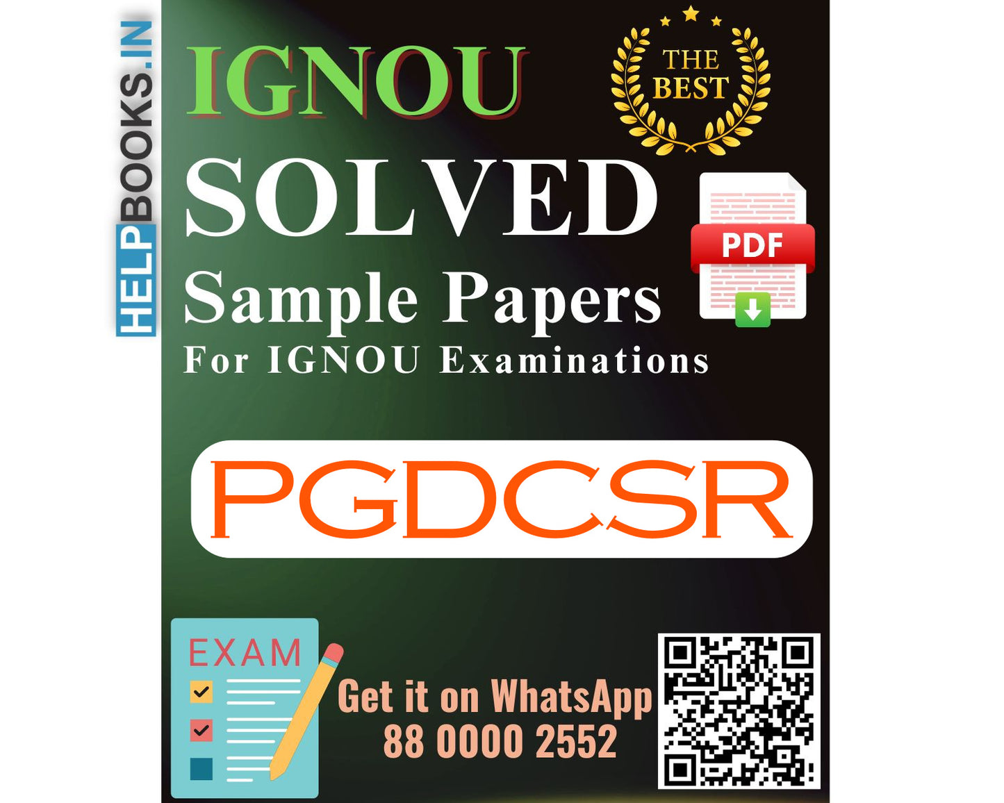 IGNOU Post Graduate Diploma in Corporate Social Responsibility (PGDCSR) | Solved Sample Papers for Exams