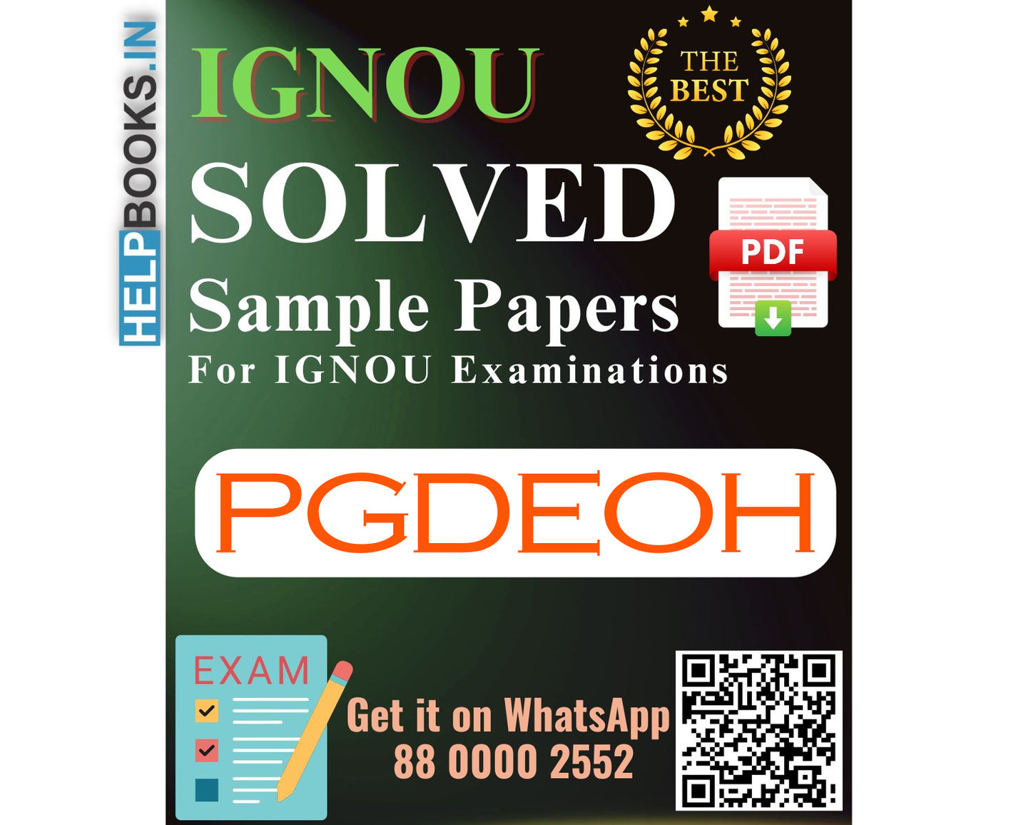 IGNOU Post Graduate Diploma in Environmental and Occupational Health (PGDEOH) | Solved Sample Papers for Exams