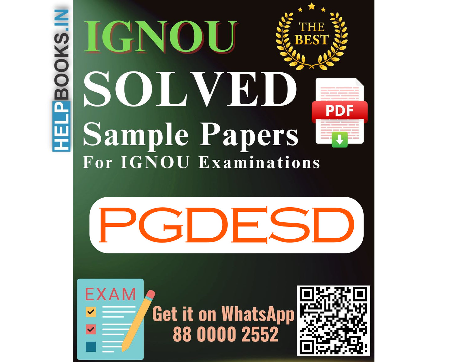 IGNOU Post Graduate Diploma in Environment and Sustainable Development (PGDESD) | Solved Sample Papers for Exams